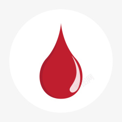 血液滴血卡通医疗卫生血滴矢量图图标高清图片