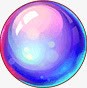 蓝色梦幻图标背景图片蓝色渐变梦幻神秘水晶球图标高清图片