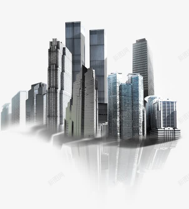 现代城市元素png免抠素材_新图网 https://ixintu.com 创新 创新创业 商务 现代化 高楼