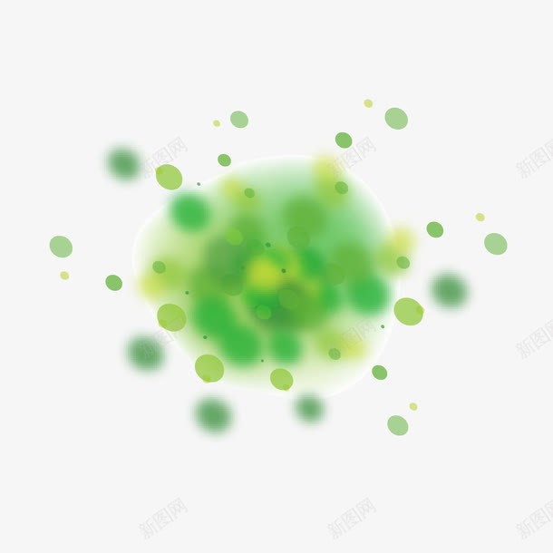 波点的绿色密集png免抠素材_新图网 https://ixintu.com 密集 突出 绿色 迷糊