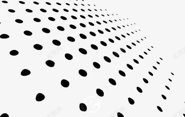 黑白纹理黑点成面png免抠素材_新图网 https://ixintu.com 纹理 设计 黑点 黑白