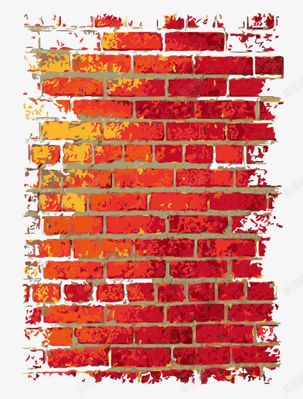 红砖墙png免抠素材_新图网 https://ixintu.com 墙面 效果图 矢量素材 红砖墙 红砖房 艺术 设计