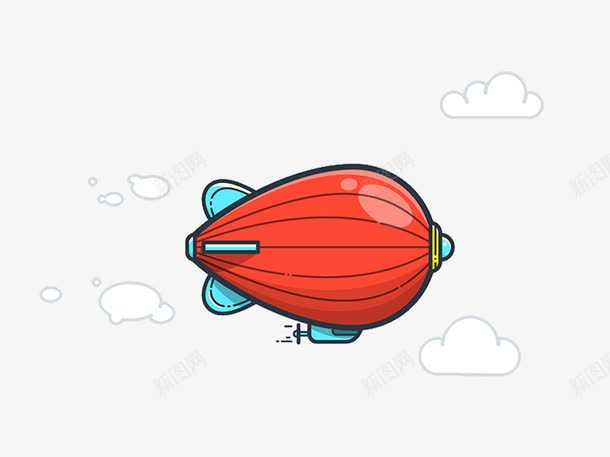 卡通插画热气球png免抠素材_新图网 https://ixintu.com 卡通 天空 插画 热气球 飞行