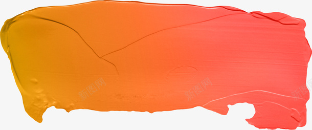 橙色红色渐变涂抹笔触png免抠素材_新图网 https://ixintu.com 横向 涂抹 渐变 笔触 红色 色块 质感 过渡 高端 高级