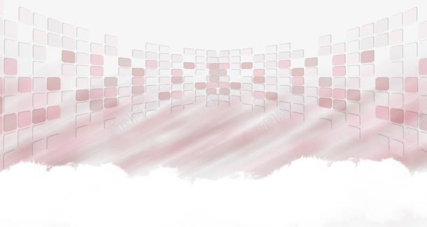 白云彩色透明块背景png免抠素材_新图网 https://ixintu.com 海报素材 白云 粉色光效 粉色方块半透明 背景