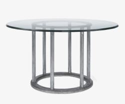 简易玻璃桌手绘厨具桌子玻璃桌子高清图片
