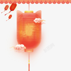 庆祝中秋节中秋国庆装饰灯笼高清图片