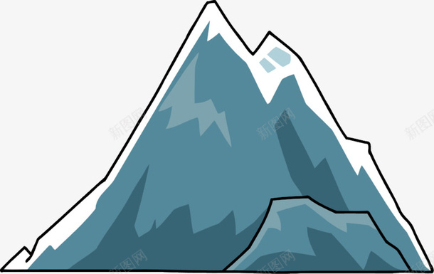 山峰冰山卡通png免抠素材_新图网 https://ixintu.com 免抠素材 冰山 卡通 模型 淘宝详情素材