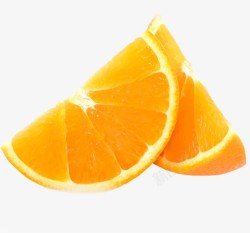 两片橙子素材