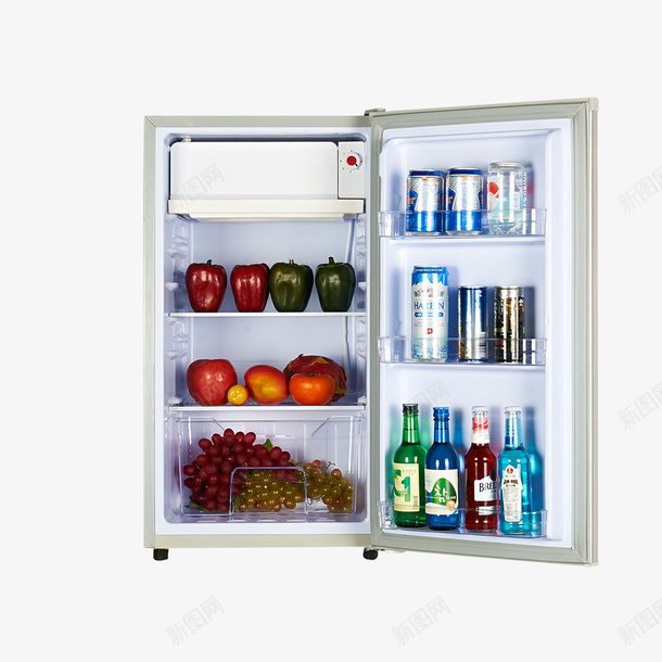 冰箱广告png免抠素材_新图网 https://ixintu.com 冰柜 单开门冰箱 家用电器 小型厨具 小型电器 水果设计 迷你冰箱