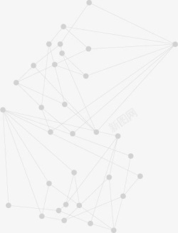 创意白色网格波线线条高清图片