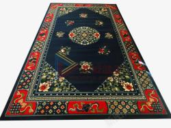 毛地毯素材现代化居家欧式花纹毛地毯高清图片
