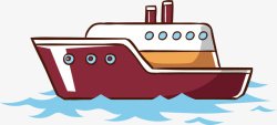 航行轮船航行的轮船矢量图高清图片