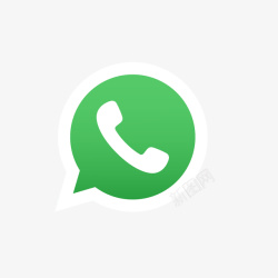 绿色的电话微信电话图标高清图片