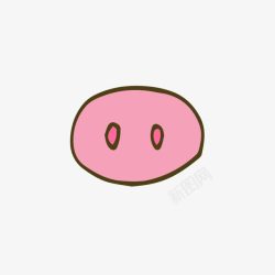 猪鼻子emoji表情符号图片