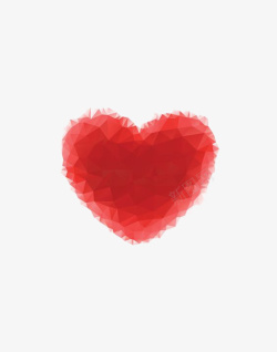 love爱心花卉创意图形红色爱心高清图片