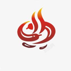 鸳鸯logo美味的火锅高清图片