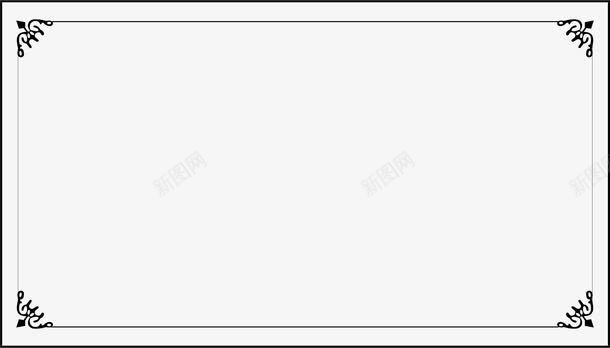 传统花边边框png免抠素材_新图网 https://ixintu.com 外框 花框 花边 边框