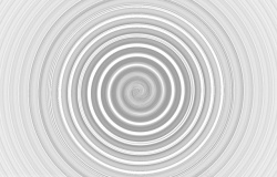 螺旋形神秘感黑白旋涡光效高清图片