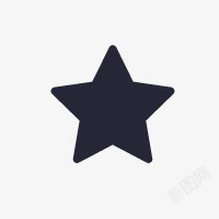 马赛收藏五角星星星图标高清图片