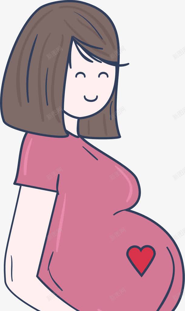 年少的孕妇png免抠素材_新图网 https://ixintu.com 孕妇 孕妇卡通 孕妇手绘 孕妈妈卡通 年少 怀孕女人
