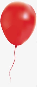红色气球淘宝促销素材