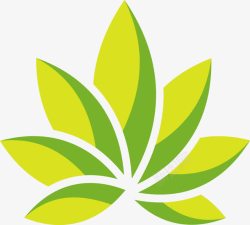 公益组织绿色树叶logo矢量图图标高清图片