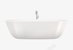 一个浴缸一个白色浴缸高清图片