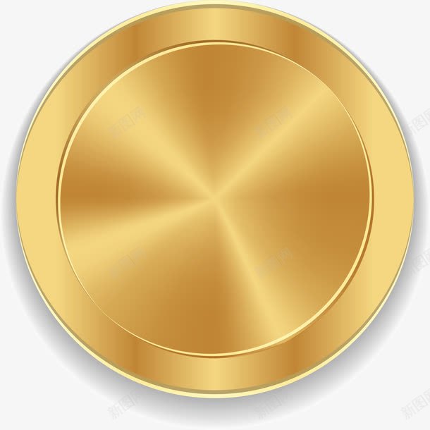 手绘金色圆圈png免抠素材_新图网 https://ixintu.com 光晕 圆圈 圆环 圆盘 手绘 渐变 质感 金色