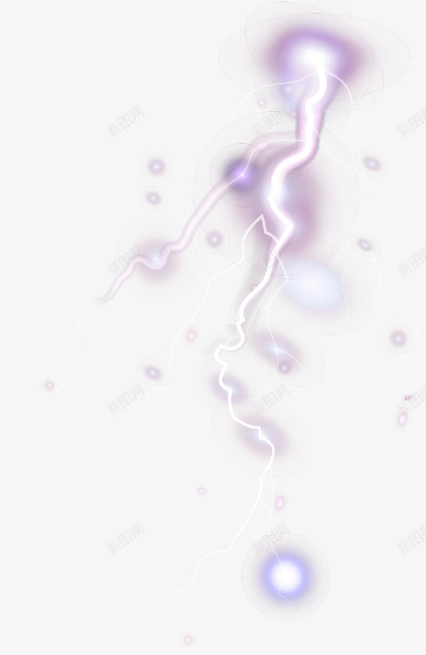 淡紫色闪电png免抠素材_新图网 https://ixintu.com 流线型 流线型图案 淡紫色闪电 白光 线条 蓝光