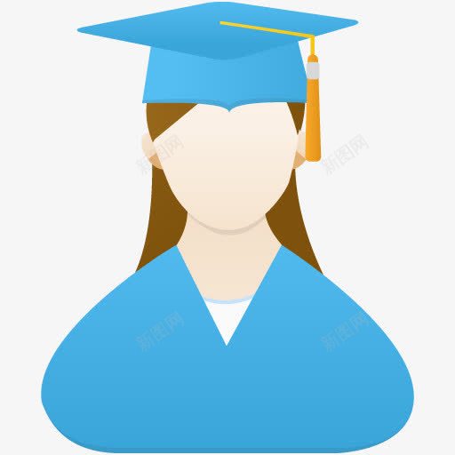 女大学生毕业图标png_新图网 https://ixintu.com 图标 大学生 毕业