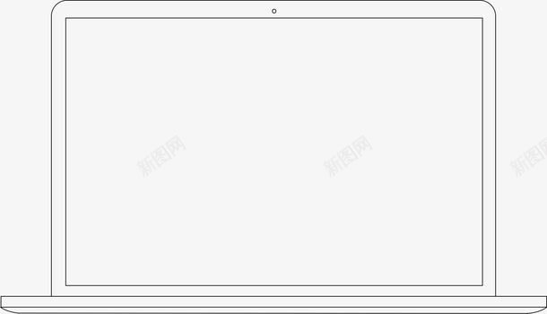 Mac电脑线条简约模型png免抠素材_新图网 https://ixintu.com Mac Mac模型 电脑模型 简约 简约模型 线条