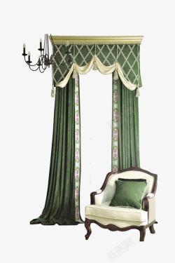 古典窗帘欧式新古典窗帘高清图片