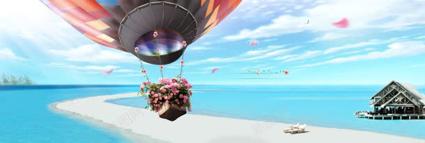 淘宝护肤品热气球唯美背景bannerjpg设计背景_新图网 https://ixintu.com banner 创意 唯美 护肤品 淘宝 热气球 背景 花瓣