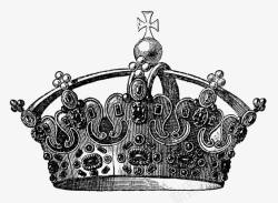 国王的王冠手绘皇冠高清图片