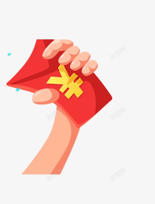 手握红包png免抠素材_新图网 https://ixintu.com 一只手和一个红包 发红包啦 拿着红包的手