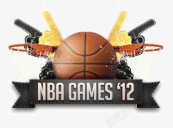 NBA赛场nba篮球海报标题高清图片