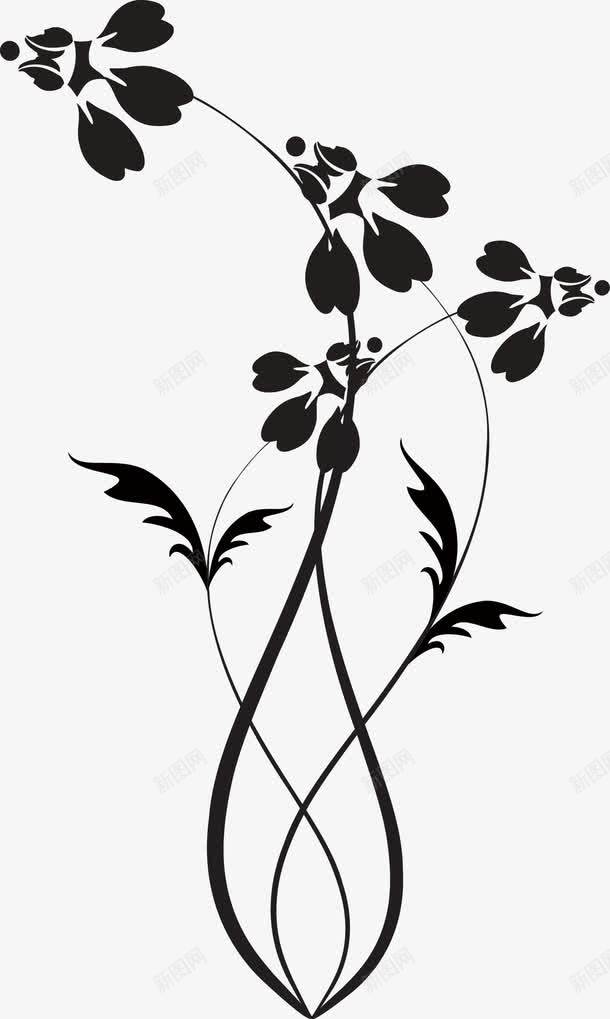 花纹png免抠素材_新图网 https://ixintu.com 剪影 复古 底纹 欧式 花边 边框