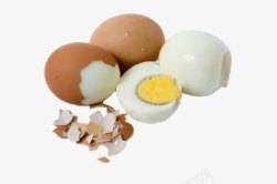 煮鸡蛋PNG四个水煮蛋高清图片