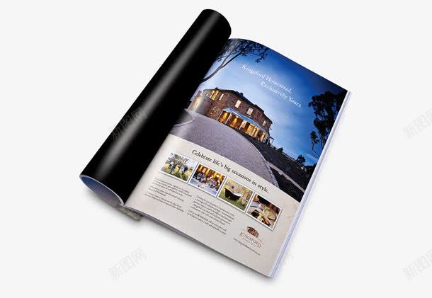 打开建筑杂志png免抠素材_新图网 https://ixintu.com 书本 书籍 建筑 杂志