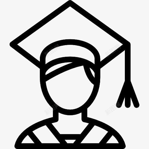 大学毕业学士帽png免抠素材_新图网 https://ixintu.com 大学 学士帽 毕业 装饰