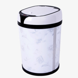 智能的垃圾桶智能白色垃圾桶高清图片