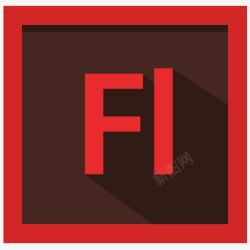 Adobe的Flash播放器闪光专业闪光专业标志Ado图标高清图片