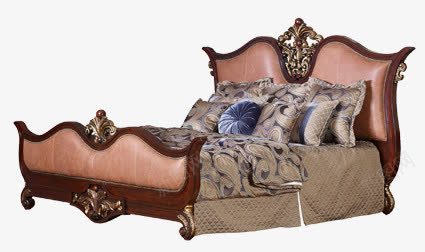 欧式家具png免抠素材_新图网 https://ixintu.com 复古 时尚 木床 柜子 桌椅 欧式家具 沙发 红木