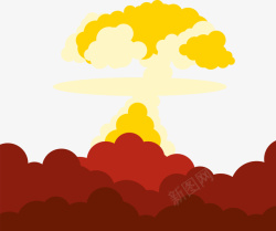 火焰山PNG抽象火焰山高清图片