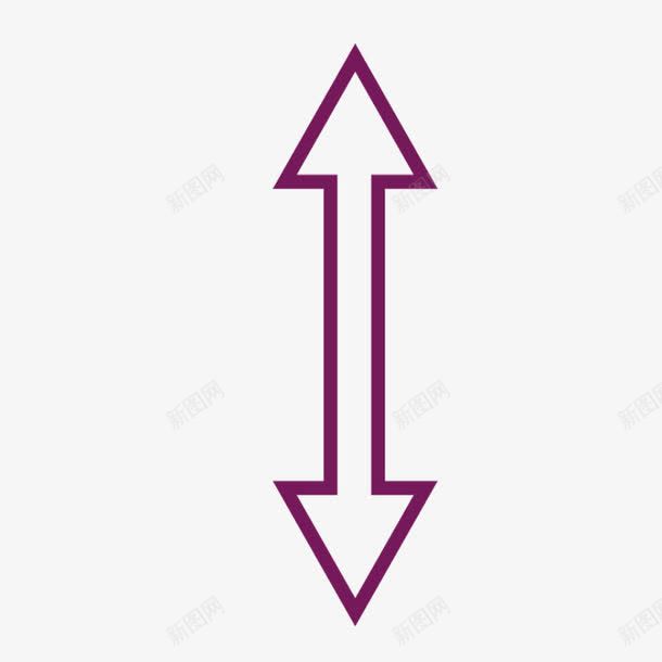手绘紫色双向箭头图标png_新图网 https://ixintu.com 双向 手绘 手绘紫色双向箭头 手绘紫色双向箭头PNG 箭头 紫色 紫色鼠标 进出箭头
