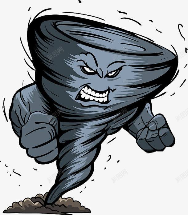 形象自然风扫尘png免抠素材_新图网 https://ixintu.com 一尘不染 尘土飞扬 平面宣传 扫尘 狂风形象 黑灰色