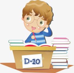 思考头像学习的孩子高清图片