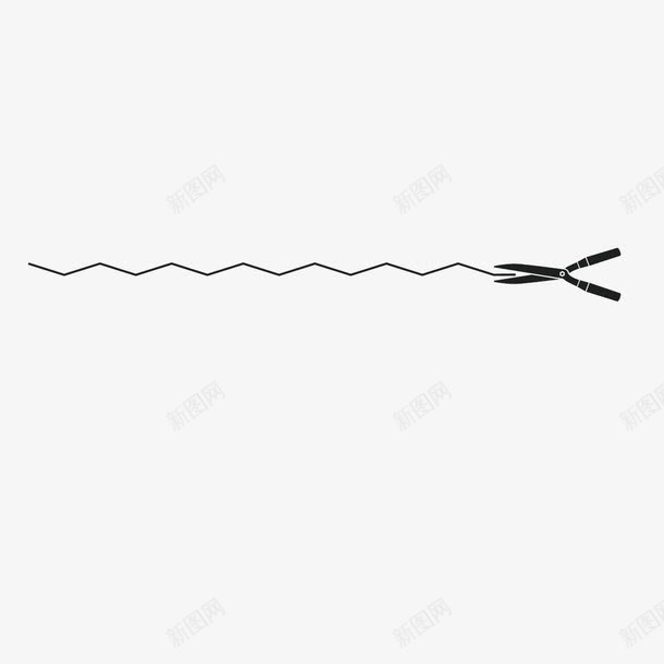 蚂蚁曲线png免抠素材_新图网 https://ixintu.com 卡通 弯曲 手绘 曲折 水彩 线段 黑色