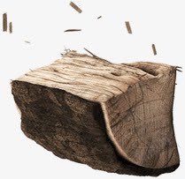 噼开的椰子木块木桩劈开的木桩高清图片
